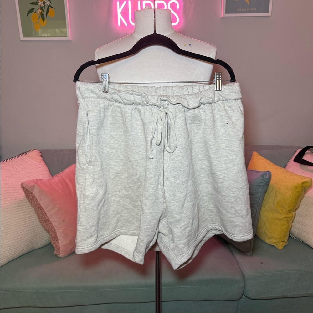 MNML Light Gray Athletic Shorts